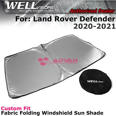 Солнцезащитный козырек на лобовое стекло с тепловой защитой для козырьков Land Rover Defender 2020-2021 WELLvisors - Изображение 1 из 4
