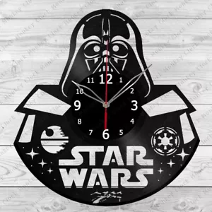 Vinyl Clock Darth Vader Vinyl Record Wall Clock Home Art Decor Handmade 133 - Picture 1 of 12