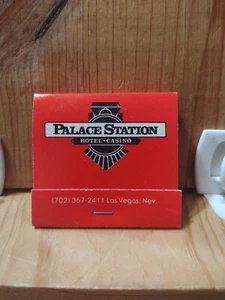 MATCHBOOK DE COLECCIÓN: PALACE STATION HOTEL CASINO Las Vegas, Nevada MB117 - Imagen 1 de 4