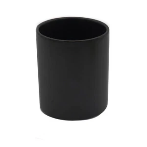Candyl Ceramic Black Matte Jar Base - Picture 1 of 2