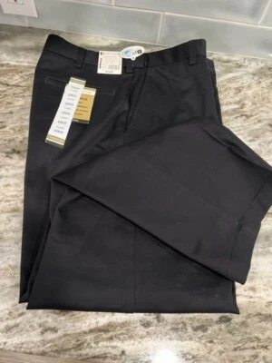 Pantalones Croft & Barrow para hombre de sarga de algodón resistentes a arrugas/manchas talla 32 X30 NUEVO Foto 1 de 4