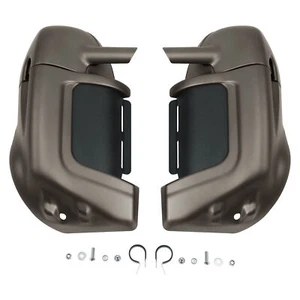 Lower Vented Leg Fairings Fit For Harley Touring Electra Road Glide 1983-2013 12 - Picture 1 of 10