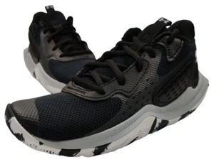 Zapatos de baloncesto Under Armour unisex UA Spawn 4 negros/blancos para hombre 7,5 - para mujer 9 - Imagen 1 de 7