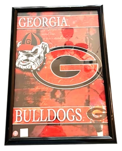 UGA Picture GA Bulldogs Hologram 14 x 20" Dorm Room DAWGS University of Georgia - Picture 1 of 10