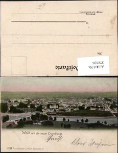 378126,Wels Totale m. Traunbrücke Brücke - Picture 1 of 1