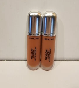  Revlon Ultra HD Matte Lipcolor, HD Embrace 640, 0.2 fl oz  Set of 2  New/Sealed - Picture 1 of 2