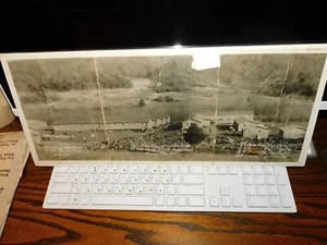1934 Panoramic Military PHOTO " CIVILIAN CONSERVATION CORPS.CO.1216 NP-16 N.C. ' - Picture 1 of 5