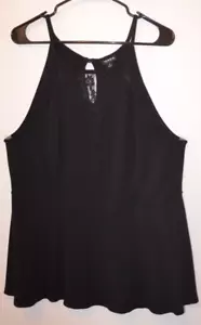Torrid Women’s Black Baby Doll with Lace Back: Size 2 - Picture 1 of 5