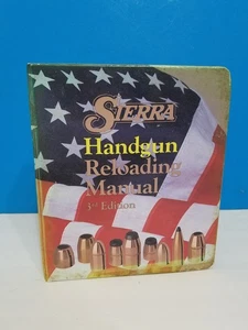 Manual de recarga de pistola Sierra tercera edición carpeta de libros - Imagen 1 de 3