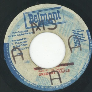 " BABYLON TOO ROUGH." gregory isaacs. BELMONT RECORDS 7in 1976. - Picture 1 of 2