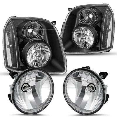 Faros laterales izquierdo y derecho + lámparas antiniebla para GMC Yukon Denali XL1500 2500 2007-2014 Foto 1 de 4