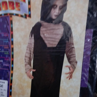 Bata de Terror Zombie Medieval Halloween Disfraz Vestido Elegante Semana Libro Grande 8-10  Foto 1 de 4