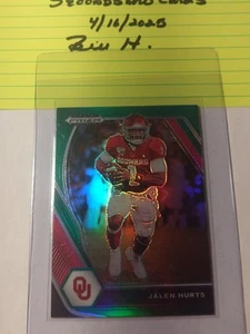 2021 Panini Prizm Draft Picks Green Jalen Hurts #32 - Picture 1 of 2