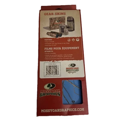 Mossy Oak Graphics Blue Camo Gear Skins 8"x 29" 14003 BLU DIY FILM - Image 1 of 4