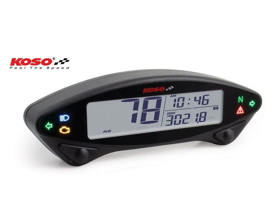 Digital Tacho KOSO DB EX-02S EX02S Tachometer mit Kontrollleuchten mit ABE Multi - Bild 1 von 4