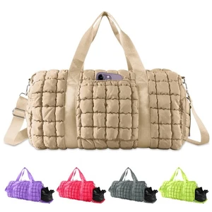 Bolsa de viaje acolchada bolsa de gimnasio para bolsa de fin de semana grande acolchada con... - Imagen 1 de 8