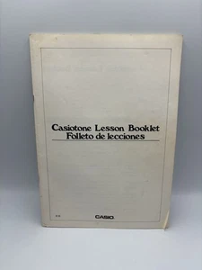 *Manual Only* Casio Keyboard Casiotone MT-70 Lessons Instructions Booklet - Picture 1 of 3