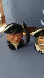 3 Royal Doulton Medium Tobys Cavalier, Sancho Panca, Hummermann - Bild 1 von 3