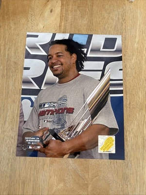 MANNY RAMIREZ 2004 WORLD SERIES MVP Boston Red Sox Licensed 8x10 Photo File MLB - Image 1 of 2