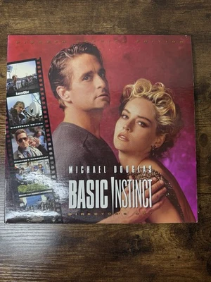 Basic Instinct Laserdisc 1992 2 Disc Widescreen Directors Cut Unrated - Image 1 of 3