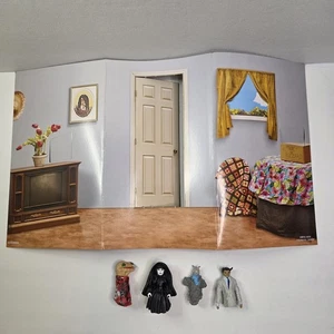 WWE Elite Bray Wyatt Firefly Funhouse Puppets And Funhouse Background Only. - Picture 1 of 2