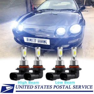 For Toyota Celica GT 1994-1999 - 4x 6000K LED Headlight High Low beam Bulbs Kit - Picture 1 of 12