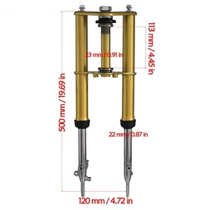 Front Forks Susepnsion Shock for CRF50 Drum Brake Pit Pro Bike Mini Motocross US - Picture 1 of 7