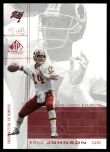 Brad Johnson 2001 SP Juego Edición Usada #84 Tampa Bay Buccaneers FLORIDA ST - Imagen 1 de 2