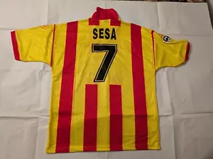 Maglia ufficiale del Lecce nr. 7 David SESA annata 1999/2000 taglia XL ASICS - Foto 1 di 15