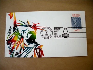 Ham First Day Cover Statue of Liberty 1986 Signed & # - Picture 1 of 1