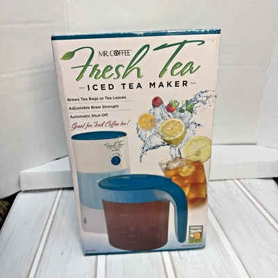 NUEVA Jarra Mr Coffee Fresh Iced Tetera 3 Qt TM70TS Color Verde azulado Foto 1 de 4