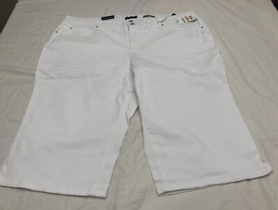 Pantalones Cortos Skimmer Charter Club Blanco Brillante Talla 24W 664 Foto 1 de 4