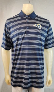 Nike Dri Fit NFL St Louis Rams GRANDE Azul Marino Polo Cuello Manga Corta - Imagen 1 de 6