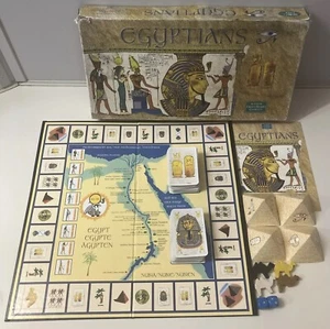 Juego de mesa egipcio de colección Green Board Co COMPLETO historia educativa trivia - Imagen 1 de 24