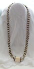 Genuine Atq Tribal Ethnic African Berber Hand Carved Buffalo Horn Necklace Nice