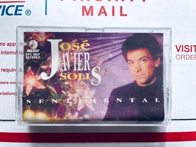 RARE! José Javier Solís - 'Sentimental' (Cassette, 1991) Fonovisa Spanish Tejano - Image 1 of 4