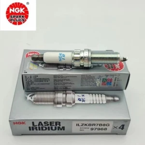 4Pcs NGK Iridium Platinum Spark Plug ILZKBR7B8G 97968 For BMW MINI PEUGEOT - Bild 1 von 7