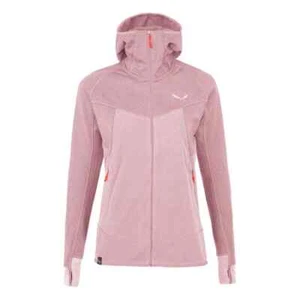 PUEZ Hybrid Polarlite Hooded Fleece Women Zephyr Melange New Lightweight GB 12 - Picture 1 of 4