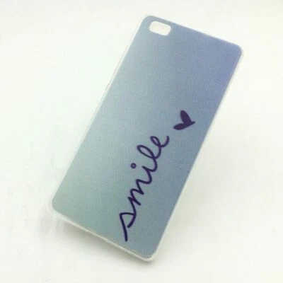 Custodia Cellulare Protettiva per Huawei P8 Bumper Astuccio Silicone Blu Nuova - Immagine 1 di 2