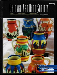 CHICAGO ART DECO SOCIETY MAGAZINE 1998 Clarice Cliff, 1936 Texas Centennial MORE - Picture 1 of 6