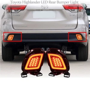 Luz indicadora antiniebla DRL freno parachoques trasero reflector para Toyota Highlander 15-20 - Imagen 1 de 10