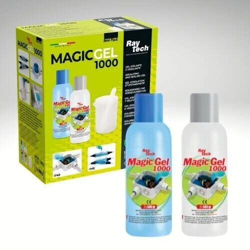 RAYTECH MAGIC GEL 1000 2 X 500ML INSULATING SEALING ALL IN ONE GEL COMPOUND - Image 1 of 1