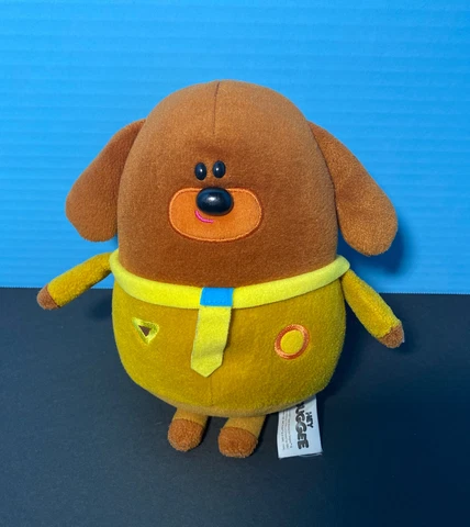 Hey Duggee Plush Dog 2014 Golden Bear Brown Stuffed Animal Puppy Soft Lovey 9" Cover