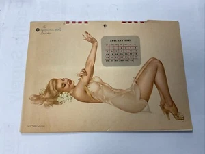 1947 Esquire Girl Pinup Calendar Same Days as 2025 - Picture 1 of 1