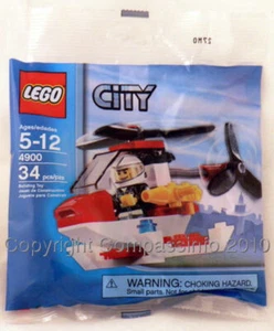 Lego City Fire Department Fireman & Helicopter 4900 - Picture 1 of 1