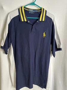 VTG 90s Polo Ralph Lauren Moisture Management Snap Button Polo Shirt XL - Picture 1 of 7
