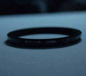 46mm to 52mm Step-Up Ring Camera Lens Filter Adapter Ring Bi-Directional. Japan - Picture 1 of 2