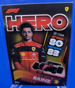 2022 Topps F1 Turbo Attax HERO Carlos Sainz #31 - Picture 1 of 2
