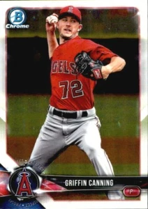 2018 BOWMAN DRAFT CHROME BASE CARD BDC-197 GRIFFIN CANNING ANGELS - Foto 1 di 2