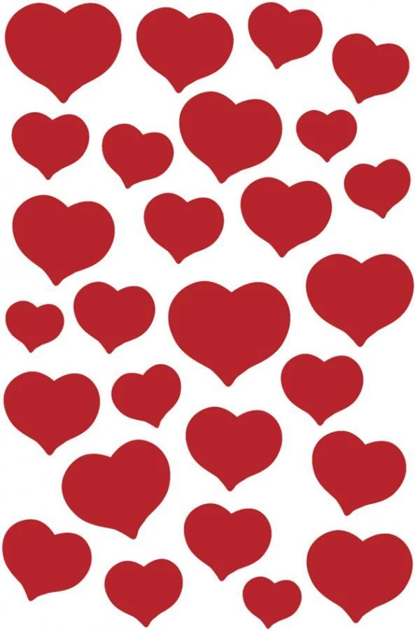 Herma Sticker Magic 3254 Herz rot Ve27